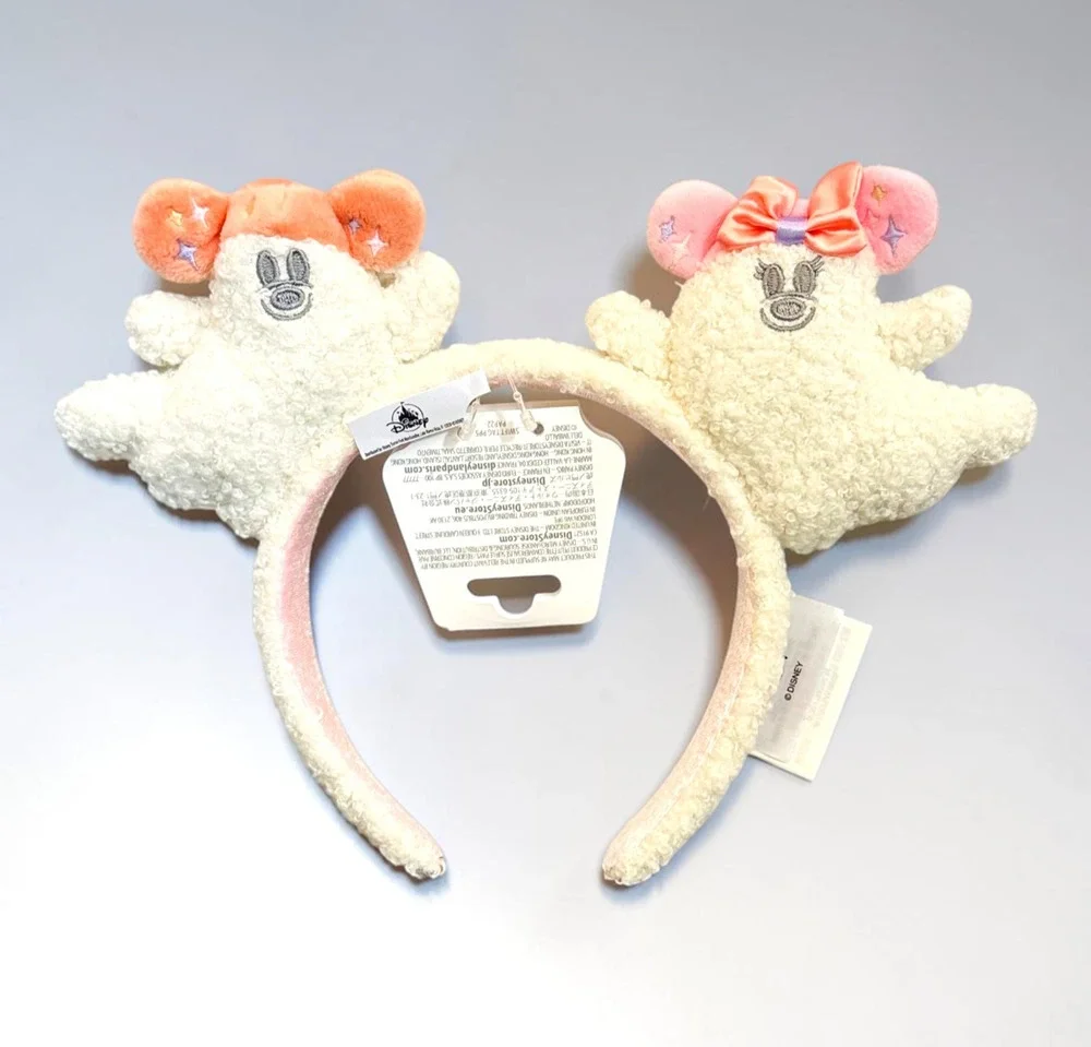 Disney Parks Mickey & Minnie Mouse Cutie Ghost Ear Headband